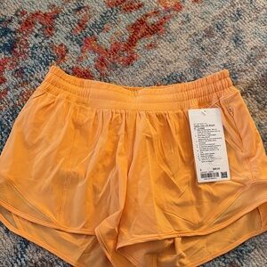 Lululemon Women's Orange Athletic Shorts